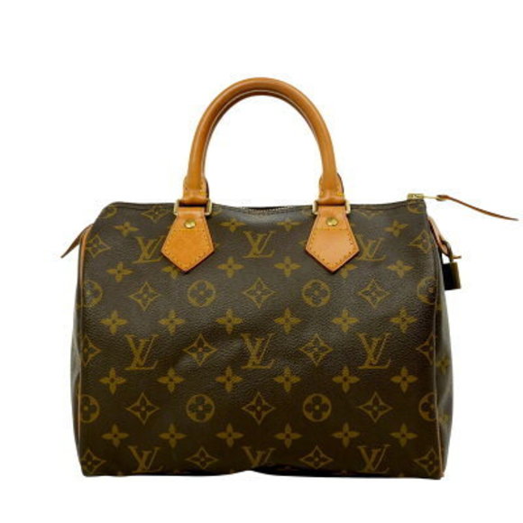 Louis Vuitton Monogram Speedy Handbag Brown Canvas - Picture 1 of 9